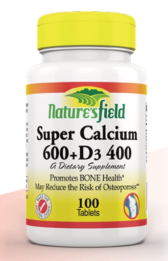 SUPER CALCIUM 600 + D3 400 (X100) TABLETS