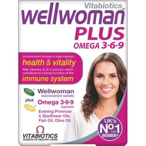 WELLWOMAN PLUS OMEGA TABLETS